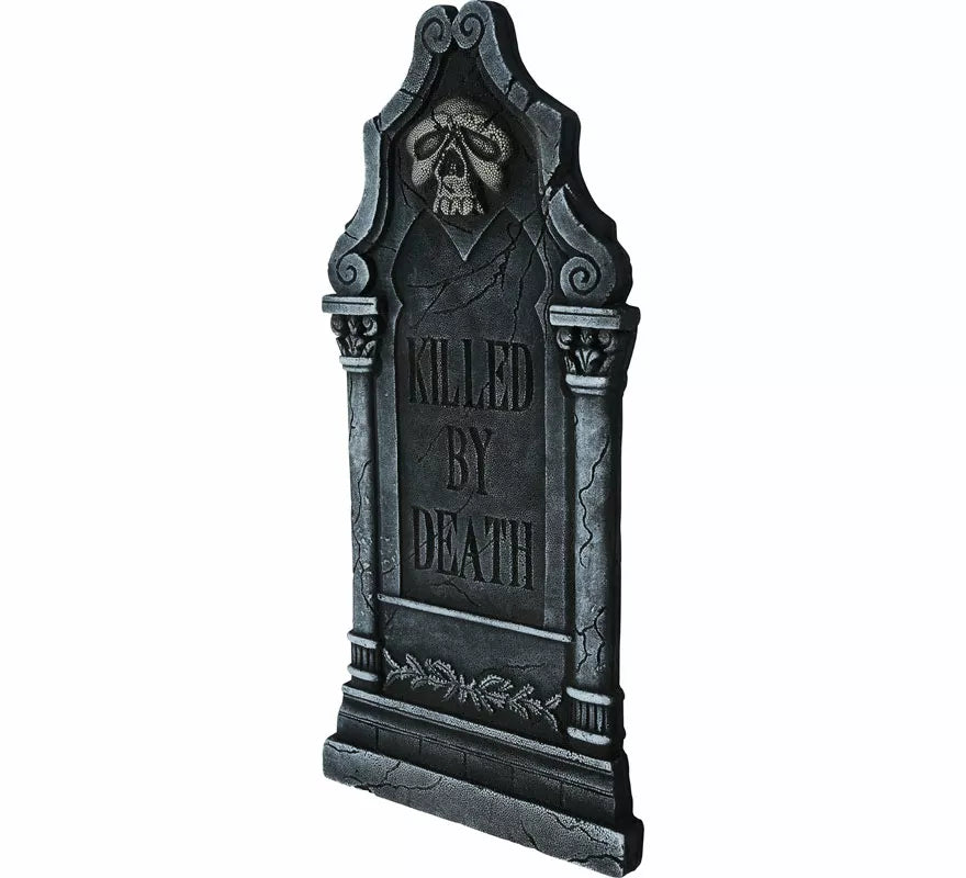 Lápida Killed By Death de 90x45 cm