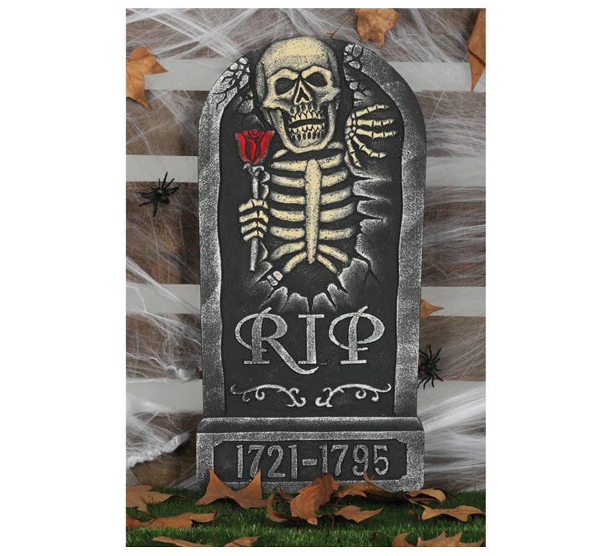 Translation missing: es.Lápida Rip con fecha (1721-1795) 32X65 Cm