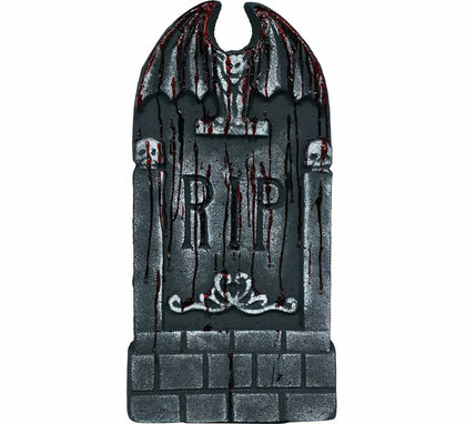Lápida Rip Sangrienta de 42x21 cm