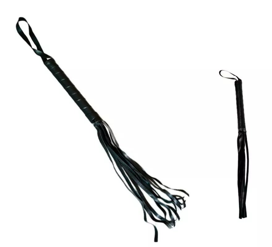 Translation missing: es.Látigo Corto negro de 41 cm