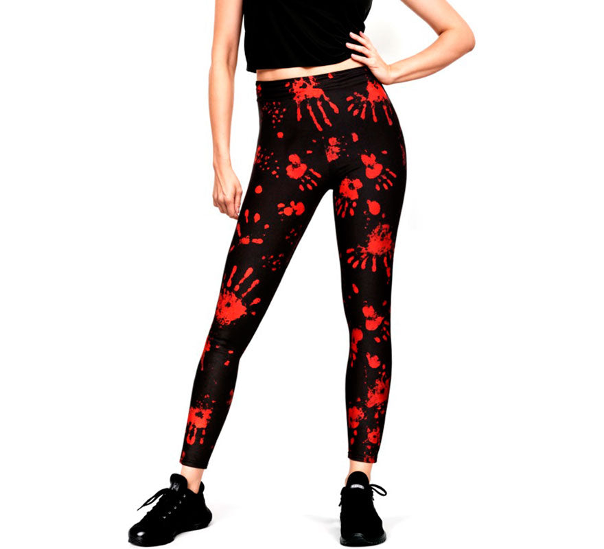 Translation missing: es.Leggins de Huellas Ensangrentados para mujer