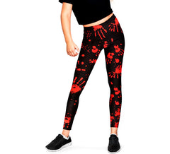 Leggins de Huellas Ensangrentados para niña