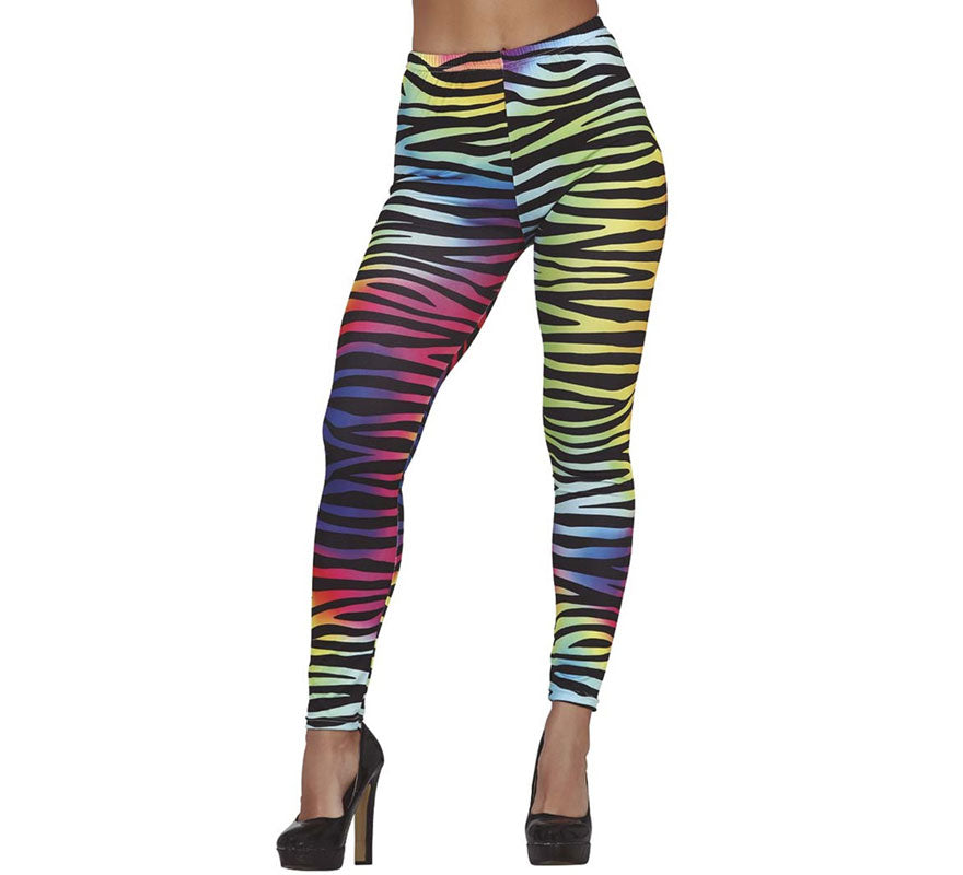 Translation missing: es.Leggins estampado Tigre multicolor para mujer