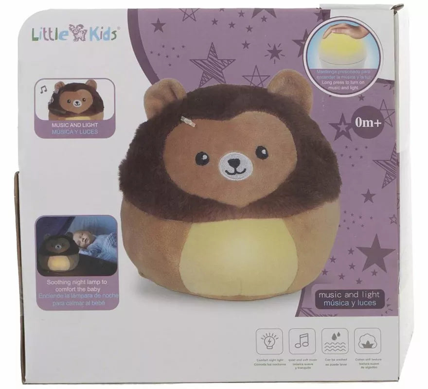Translation missing: es.León de Peluche Relajante con Luz y Sonido de 24 cm