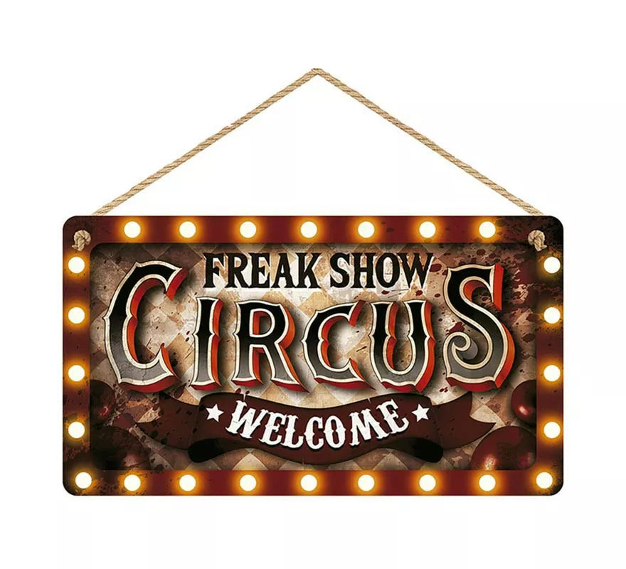 Translation missing: es."Letrero ""Circus"" de madera de 35x20 cm"