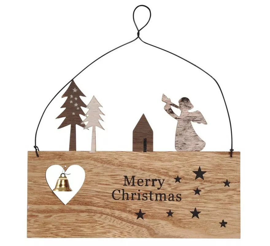 Translation missing: es.Letrero Colgante Merry Christmas de 19X21 cms