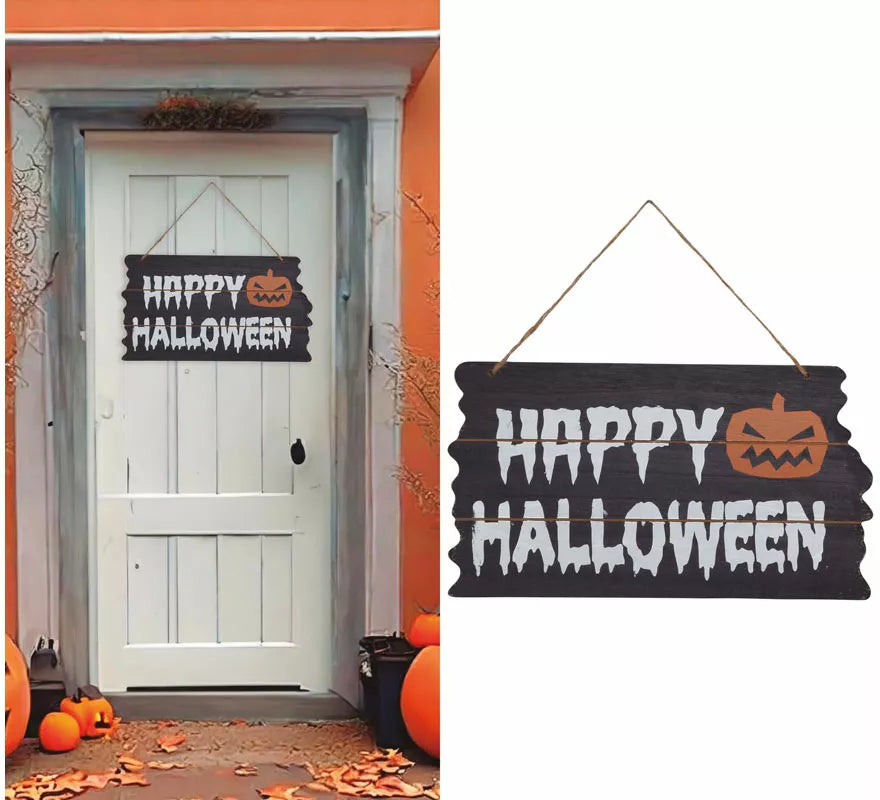 Translation missing: es.Letrero 'Happy Halloween' de 34X19 cm
