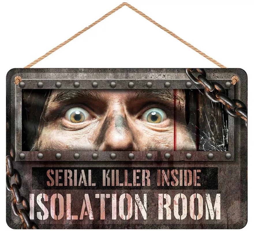 Translation missing: es.Letrero Isolation Room 30x20 cm Madera