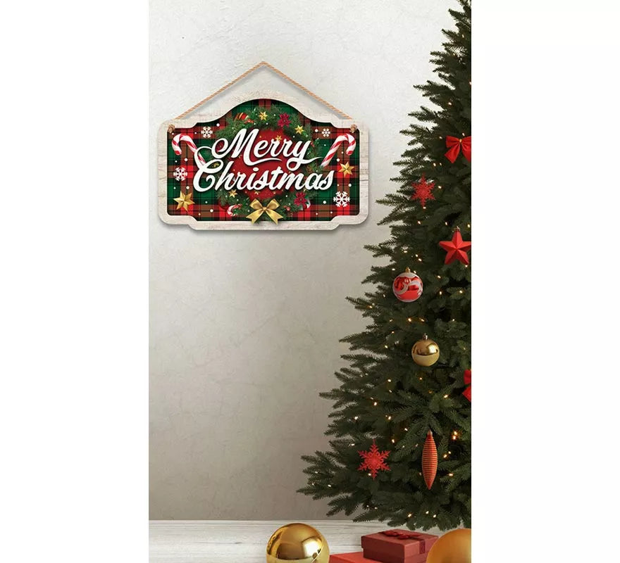 Translation missing: es.Letrero Merry Christmas de 34x19 cm