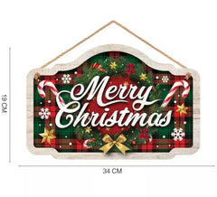 Letrero Merry Christmas de 34x19 cm