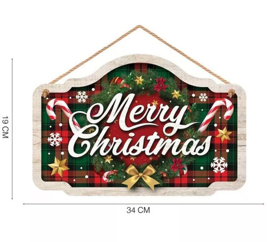 Translation missing: es.Letrero Merry Christmas de 34x19 cm