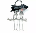 Letrero Welcome Esqueletos de 30x25 cm