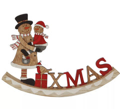 Letrero Xmas 20 cm de Madera