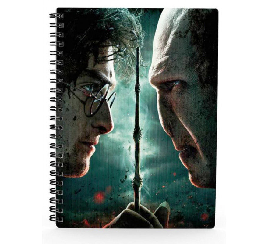 Translation missing: es.Libreta 3D Harry vs Voldemort Harry Potter