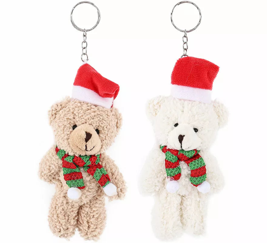 Translation missing: es.Llavero de Oso Peluche Navideño surtidos de 10 cm