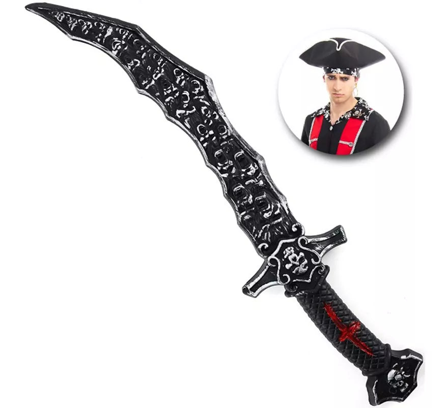 Translation missing: es.Machete Calaveras de 56x12x3.5 cm