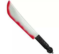 Machete o Cuchillo de juguete con Sangre de 33 cm