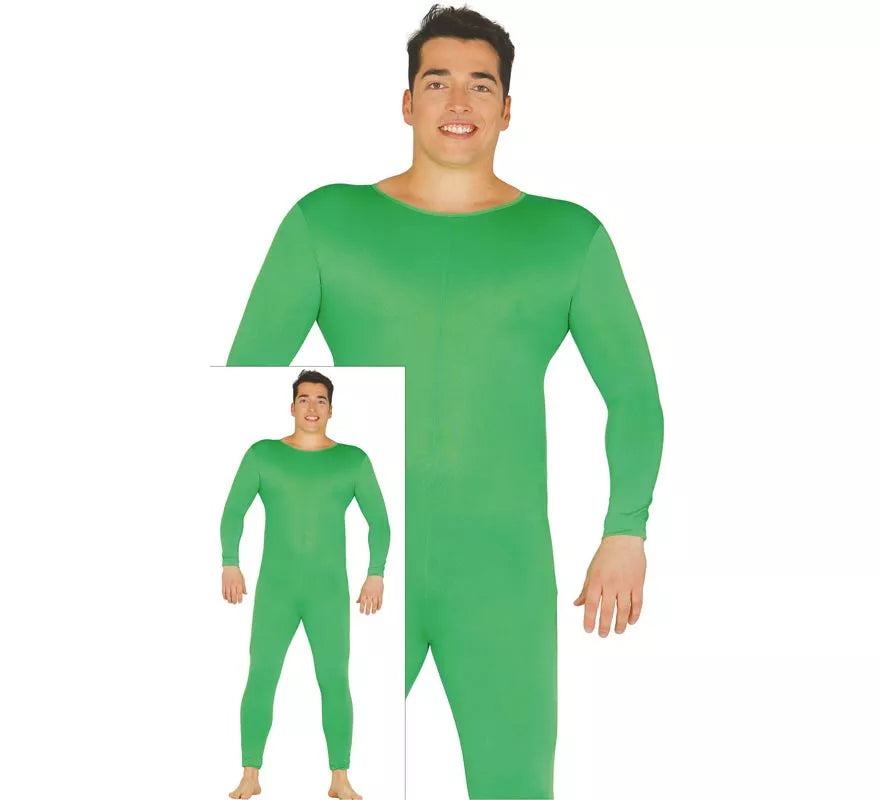 Maillot o Mono color verde para hombre
