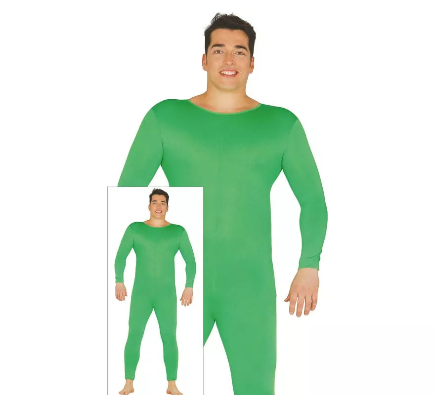 Maillot o Mono color verde para hombre