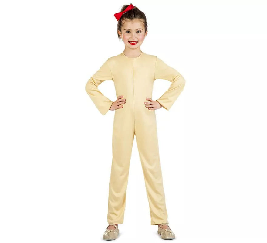 Translation missing: es.Maillot o Mono de punto beige para niños