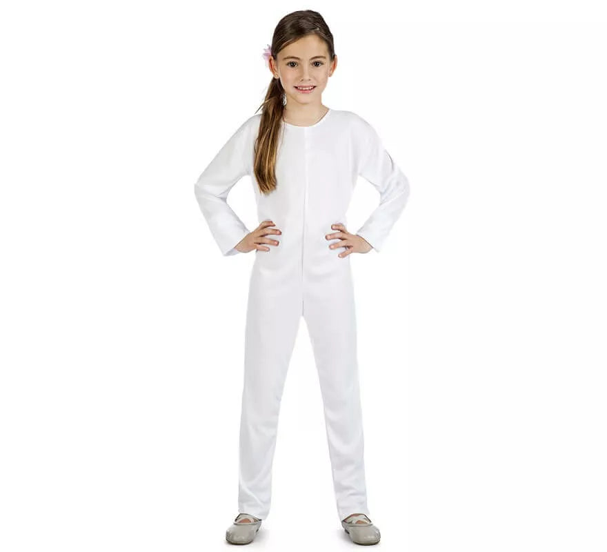 Translation missing: es.Maillot o Mono de punto Blanco para niños