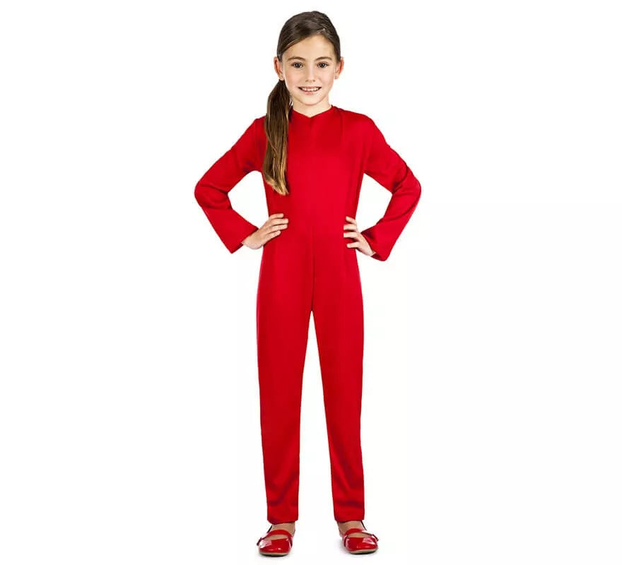 Translation missing: es.Maillot o Mono de punto Rojo para niños