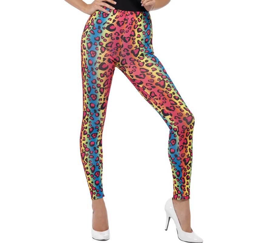 Translation missing: es.Mallas con estampado Leopardo Multicolor
