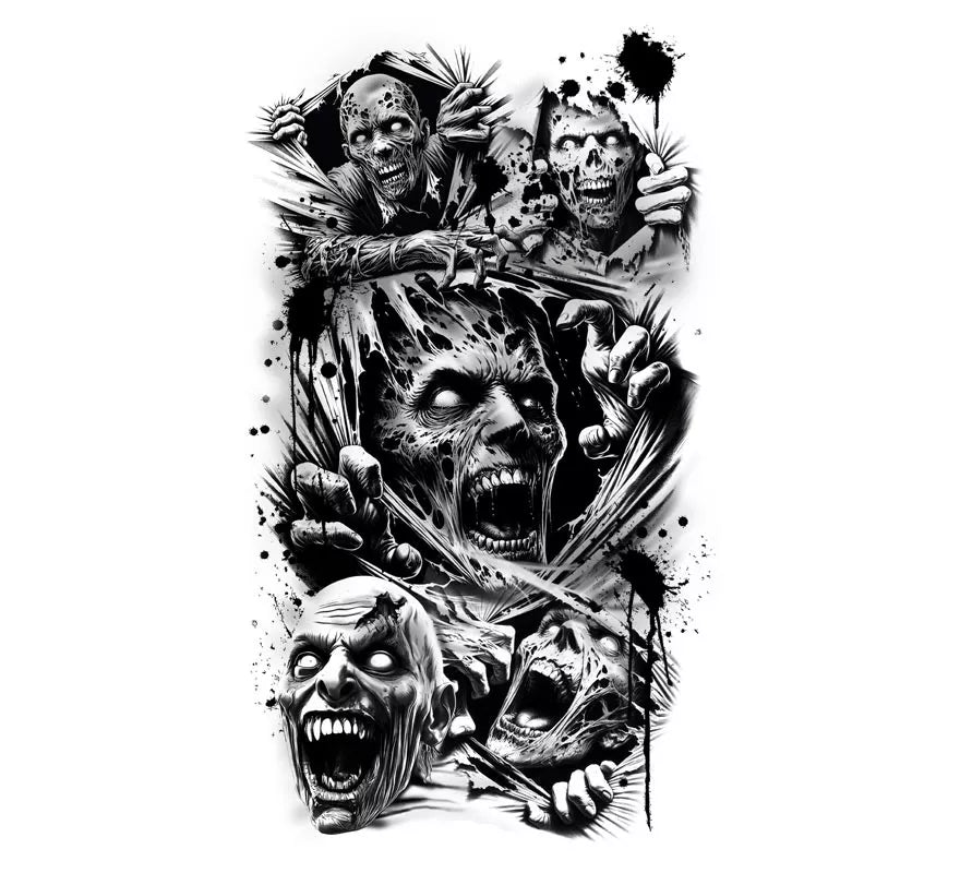 Translation missing: es.Manga de Tatuaje Zombie