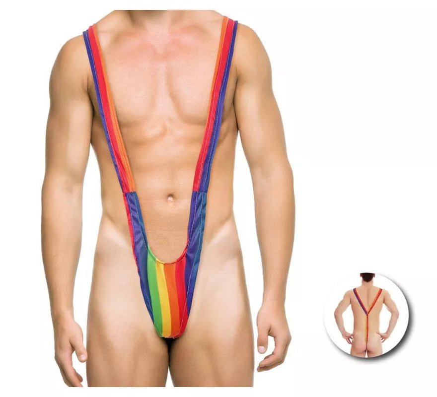 Translation missing: es.Mankini Arcoíris adulto
