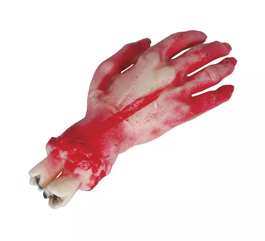 Translation missing: es.Mano con sangre látex de 25 cm