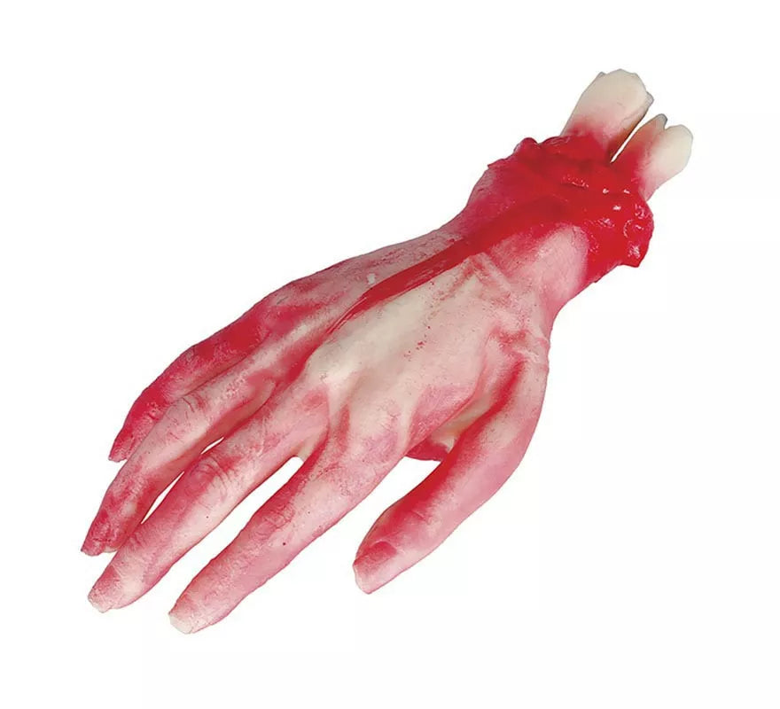Translation missing: es.Mano con sangre látex de 25 cm