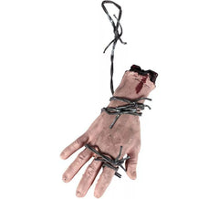 Mano Sangrienta con Alambre 22x10 cm