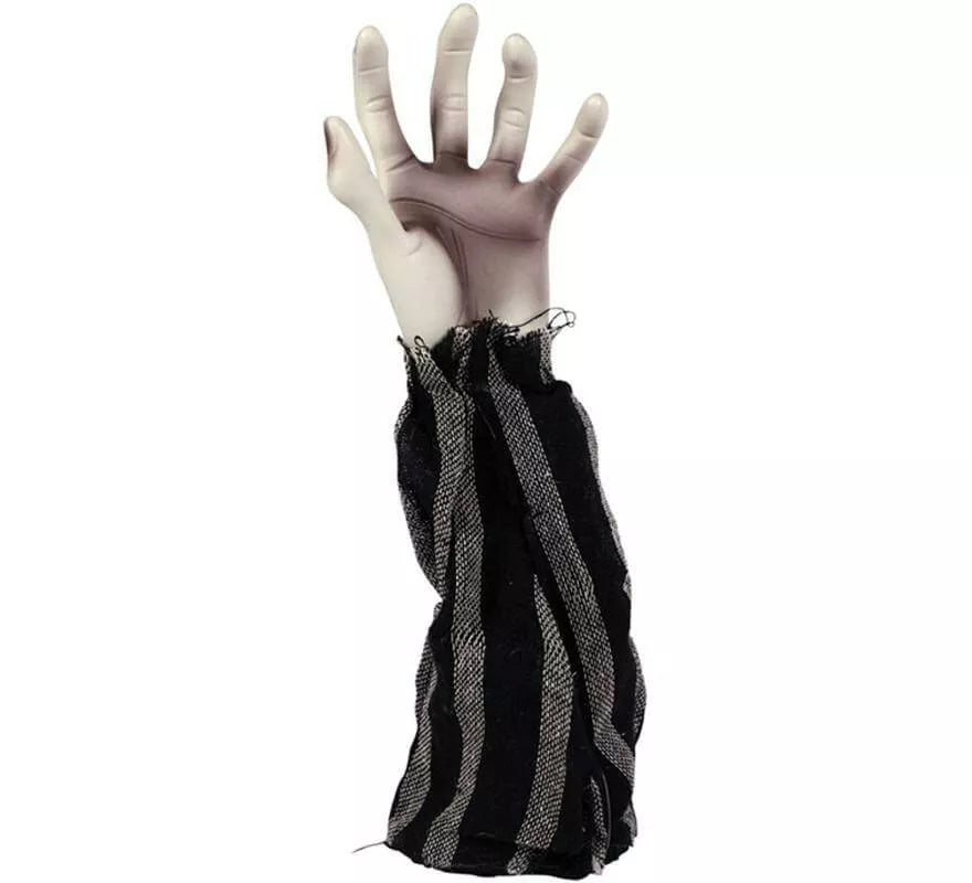Mano Zombie con Luz, Movimiento y Sonido de 36x13 cm