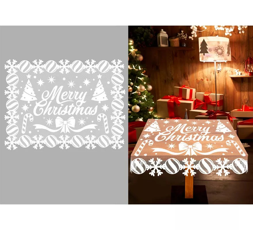 Translation missing: es.Mantel Cuadrado Merry Christmas de 100x75 cm