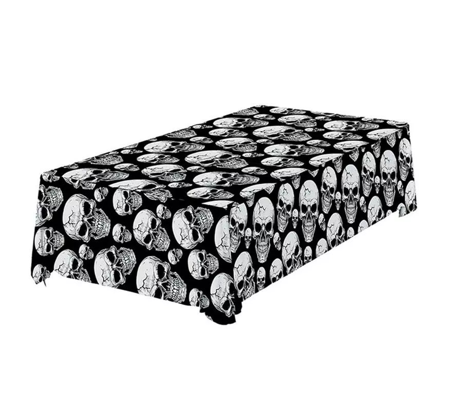 Translation missing: es.Mantel de Calaveras Temibles de 137x274 cm