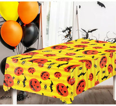 Mantel de Halloween con Calabazas de 130x175 cm