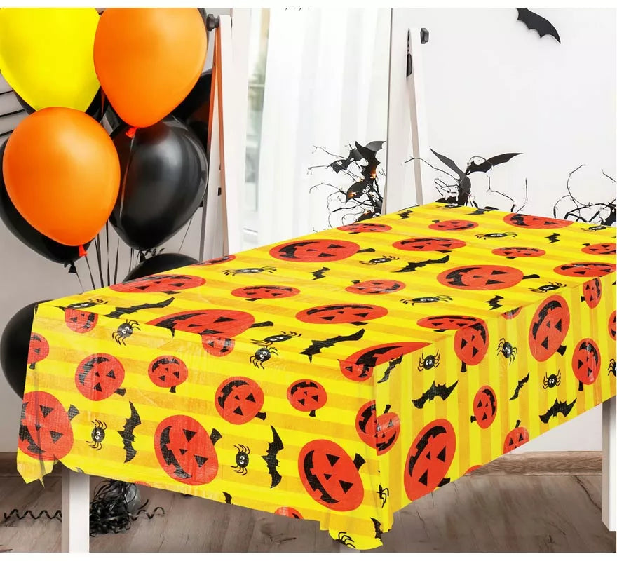 Translation missing: es.Mantel de Halloween con Calabazas de 130x175 cm