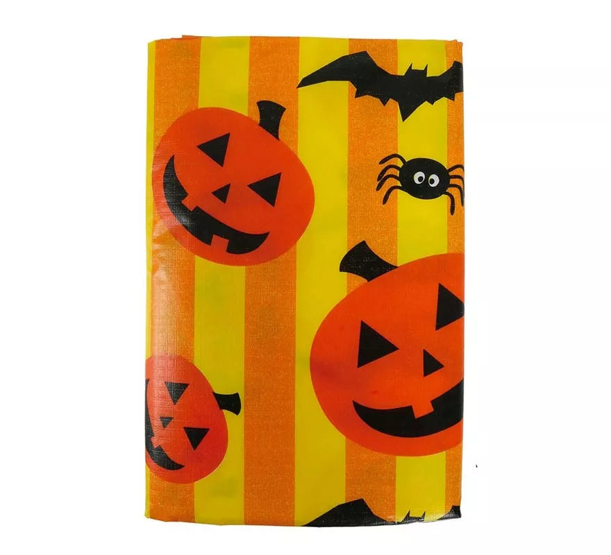 Translation missing: es.Mantel de Halloween con Calabazas de 130x175 cm