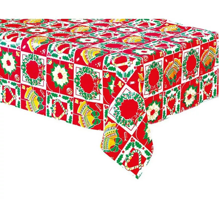 Translation missing: es.Mantel de Navidad de Plástico 178 X 132 cm