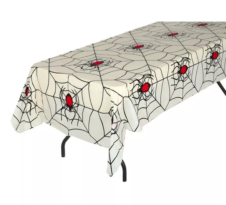 Translation missing: es.Mantel de Plástico Telarañas 135x270 cm