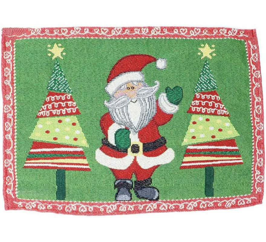 Translation missing: es.Mantel Individual de Papá Noel 48x33 cm