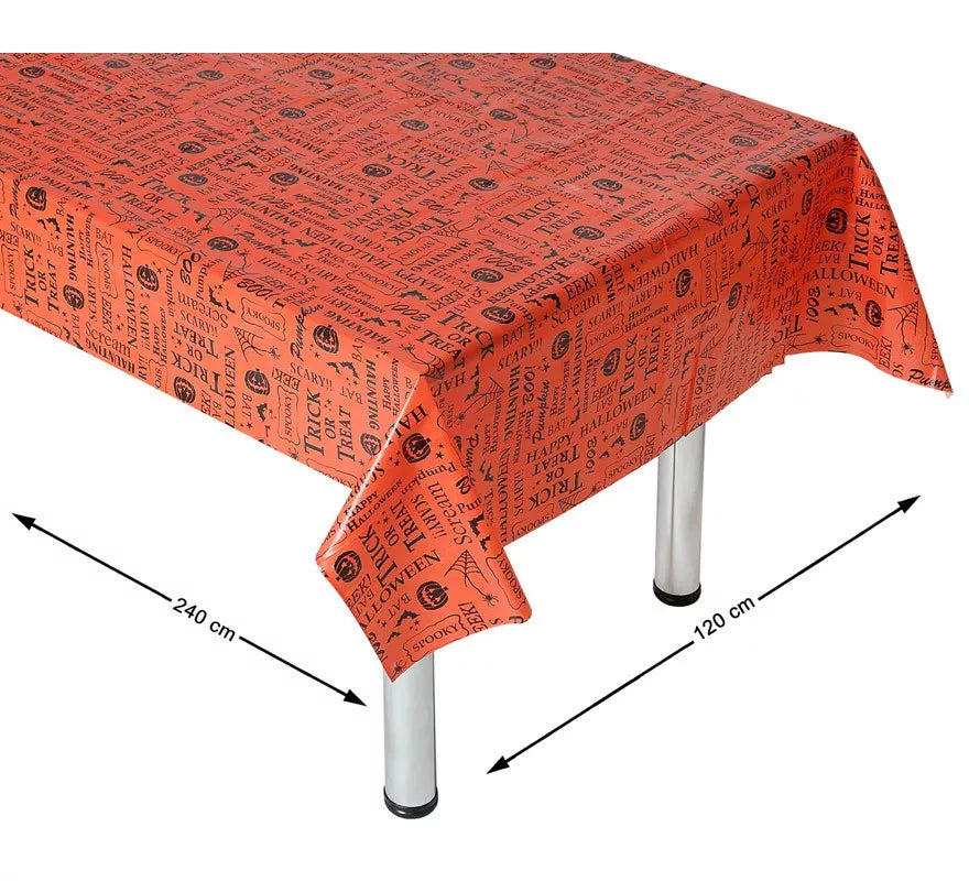 Translation missing: es.Mantel Naranja de Calabazas de 120X240 cm