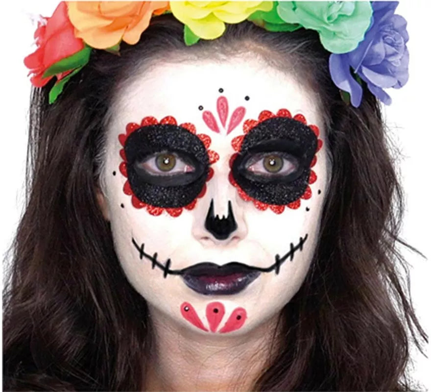 Translation missing: es.Maquillaje de Catrina bordes rojos