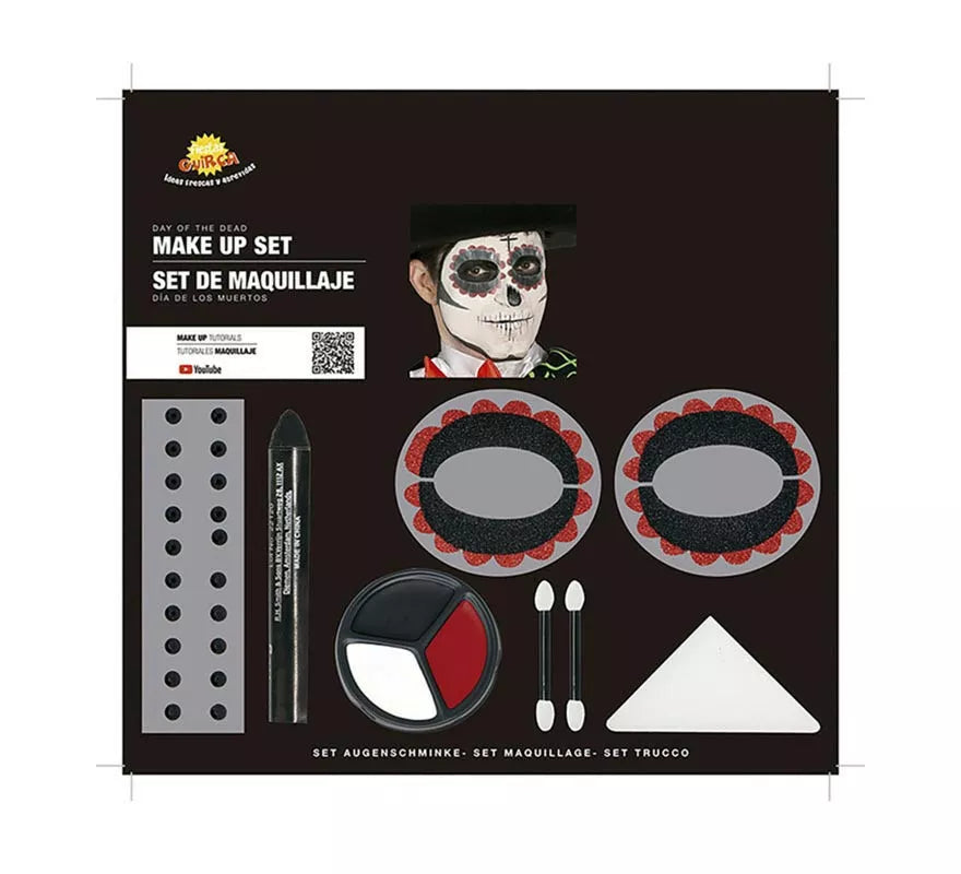Translation missing: es.Maquillaje de Catrina bordes rojos