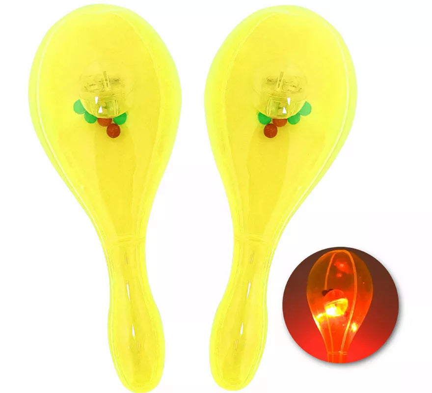 Translation missing: es.Maracas con Luz de 16x7 cm en varios colores