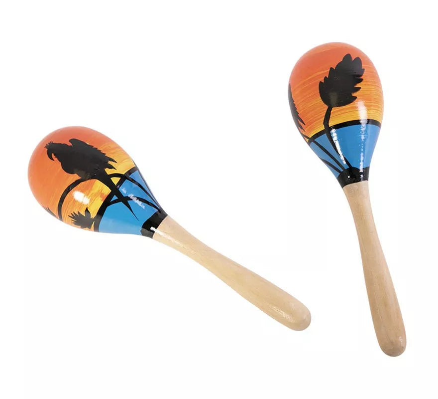 Translation missing: es.Maracas de Madera de 20 cm