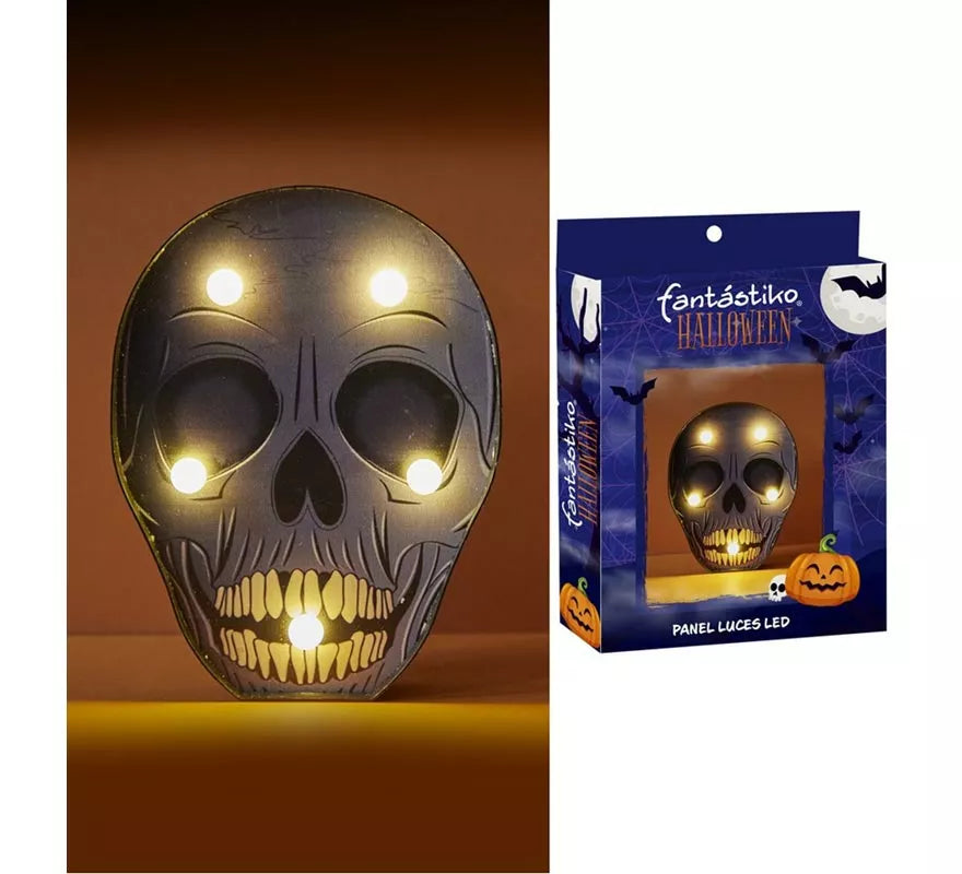 Marquesina de Calavera iluminación LED de 13x3x17,50 cm