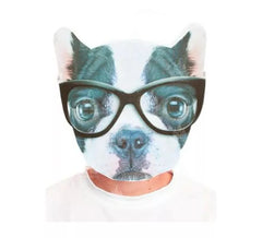 Máscara Bulldog estampado