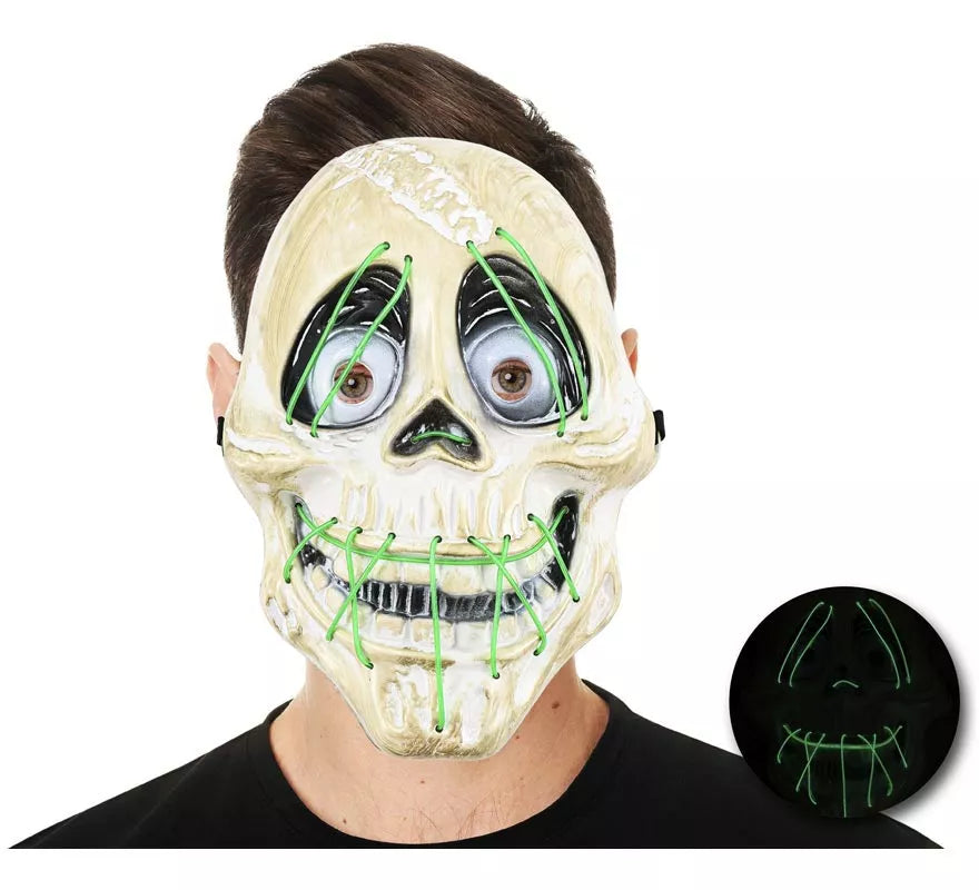 Translation missing: es.Máscara Calavera con Tubo de Luz