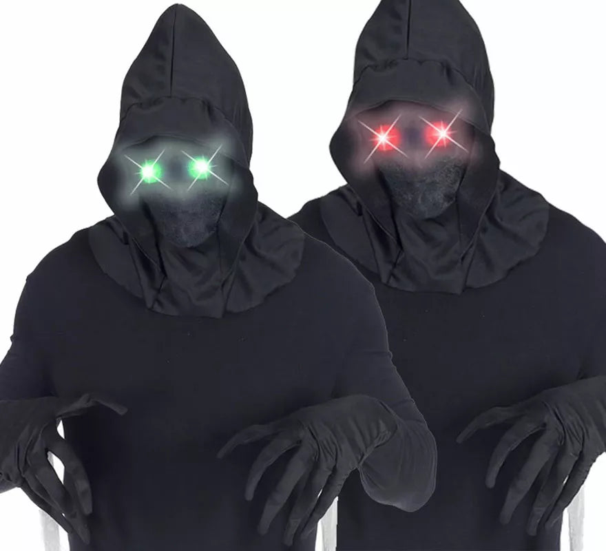 Translation missing: es.Máscara Cara Invisible con Capucha y Ojos Luminosos en varios colores